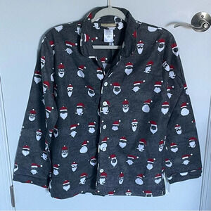 Pottery Barn Teen Christmas Santa Pajama Set pants organic unisex 29865